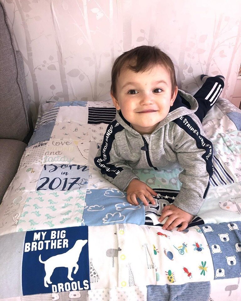 Pram size memory blanket