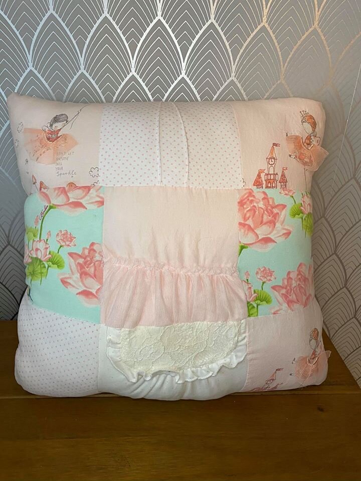 Patchwork Memory Cushion