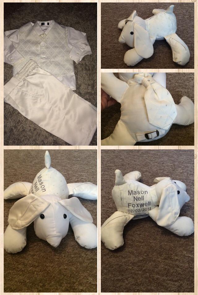 Christening memory teddy