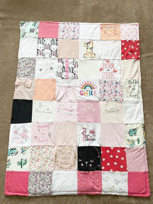 Cot size memory blanket