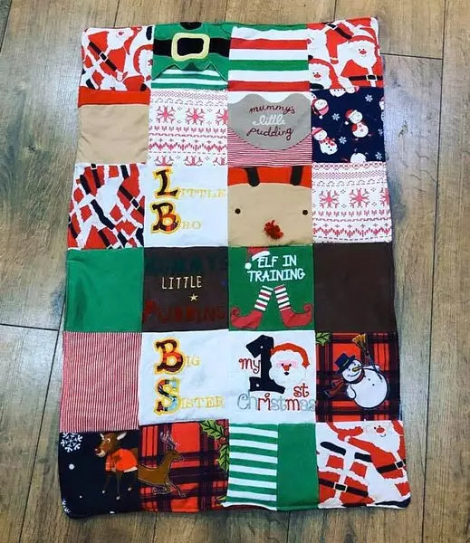 Christmas memory blanket