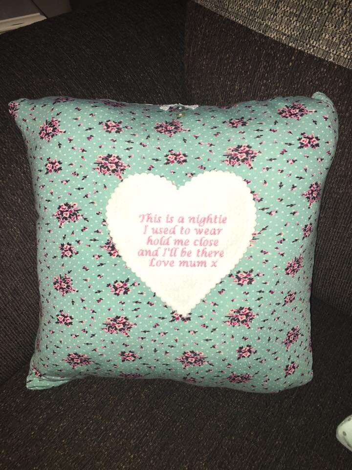 Shirt Style Keepsake Memory Cushion