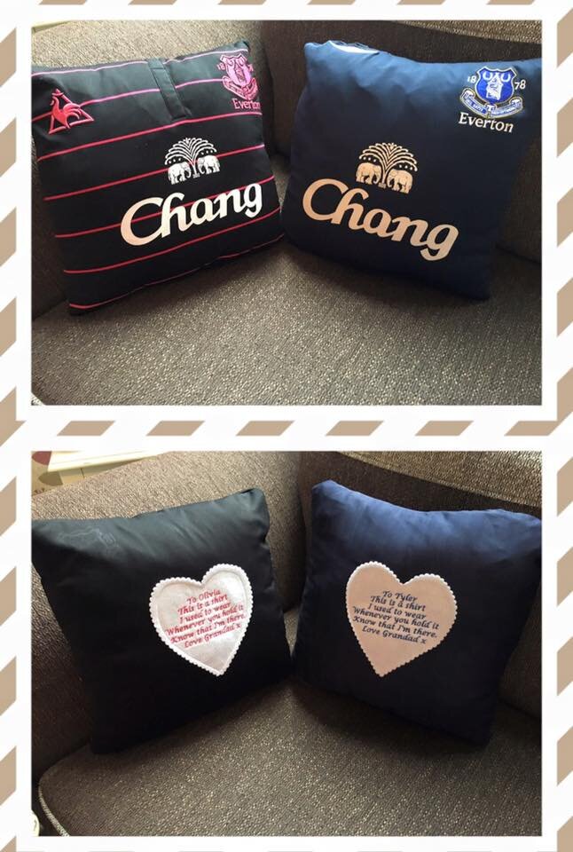 Shirt Style Keepsake Memory Cushion