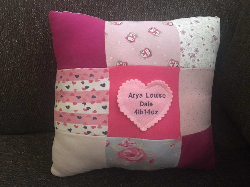 Patchwork Memory Cushion