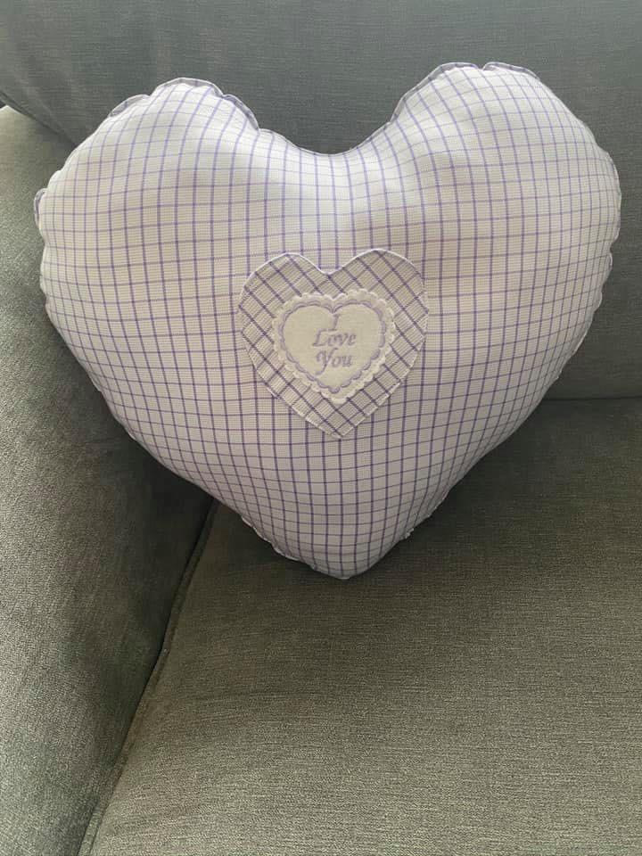 Heart cushion